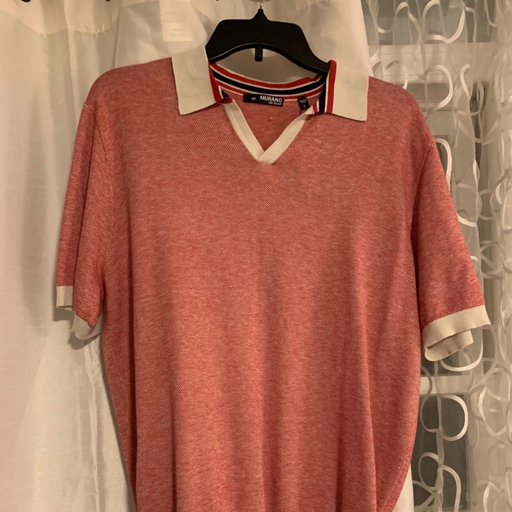Men polo knit